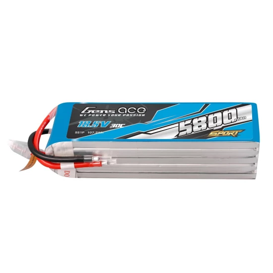 Gens Ace  5800mAh 5S 18.5V 30C Battery Pack ( F3A )