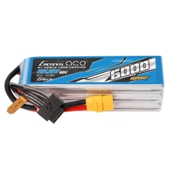 Gens Ace Sport G Tech 6000mAh 22.2V 80C 6S1P LiPo Battery XT90 Plug