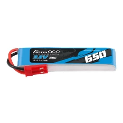 Gens Ace 650mAh 3.8V 60C 1S1P HV LiPo Battery JST SYP Plug