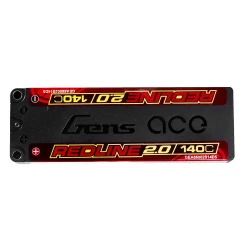 Gens Ace Redline 2.0 Series 6600mAh 2S1P 7.6V 140C HardCase HV Lipo Battery Pack with Hardcase 131#