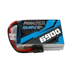 Gens Ace 6900mAh 3.8V 1S2P LiPo Transmitter Battery Pack