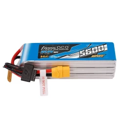 Gens Ace Sport G Tech HV 5600mAh 22.8V 80C 6S LiPo Battery XT90 Plug