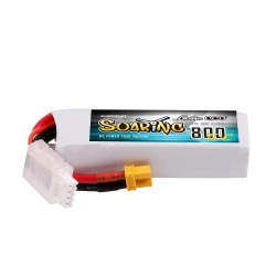 Gens Ace 800mAh 11.1V 30C 3S1P Soaring LiPo Battery XT30 Plug