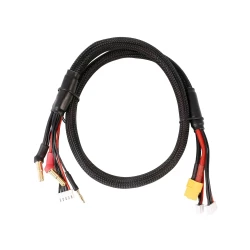 Gens Ace 2S 4S Charge Cable 4mm 5mm Bullet with XT60 Connector 650mm