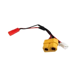 Gens Ace XT60 female, JST-XHR-2P to JST-SYR-2P male adapter, 100mm
