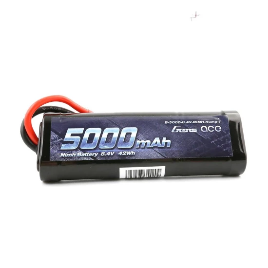 Gens Ace Traxxas 5000mAh 8.4V 7-Cell NiMH Hump Battery Pack  with T plug