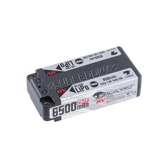 Sunpadow High-End Platin shorty Lipo LiHV 6500mAh 7.6V 140C