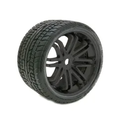Sweep RC Road Crusher Belted wielen 17mm zwart 1/2 offset 2stuks
