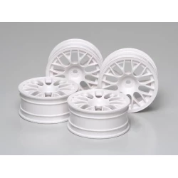 1op10 Medium Smal Witte spaak Velgen 2 (+2) 4stuks