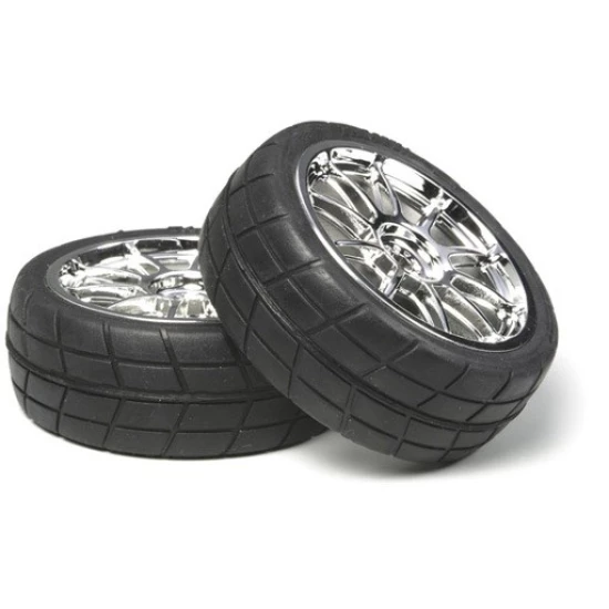 Tamiya 53955 band op velg gelijmd 2st.