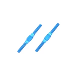 M3x32mm Aluminium Spoorstang Shaft (2) blauw geanodiseerd