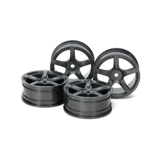 Medium-smalle 5-spaaks velgen 24 mm offset 0 hard (4 stuks)