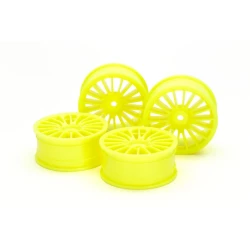 18-Spk Wielen offset 0 Fluo Geel (4st) 24mm
