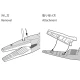 REPLACEMENT JAW GRIPS for NON-SCRATCH LONG NOSE PLIERS II (2 SETS)