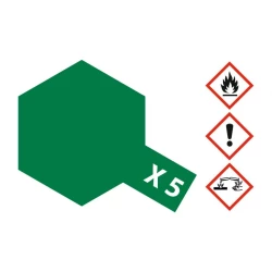 X-5 Groen glanzend 23 ml Glas