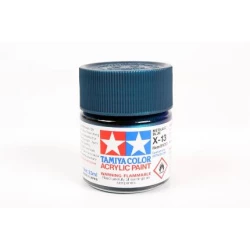 X-13 Metallicblauw glanzend 23 ml Glas