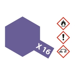 X-16 Paars glanzend 23ml Glas