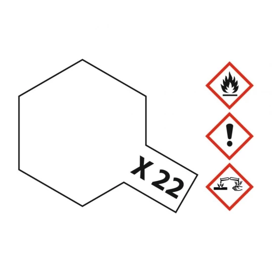 X-22 Helderlak glanzend 23ml Glas
