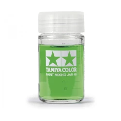 Kleurmengglas rond 46ml met schaal