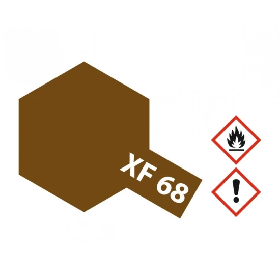 XF-68 NATO Bruin mat 23ml Glas