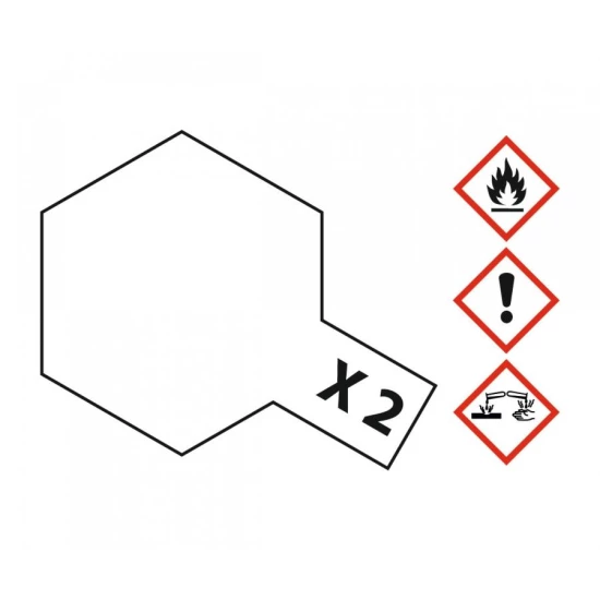 81502 X-2 Glanzend Wit 10ml Acryl