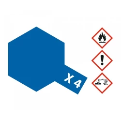 81504 X-4 Glanzend Blauw 10ml Acryl