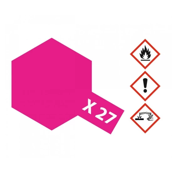 81527 X-27 Helder Rood Glanzend 10ml Acryl