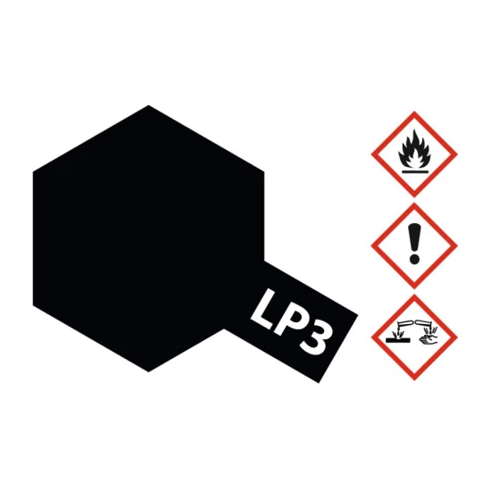 82103 LP-3 Mat Zwart 10 ml