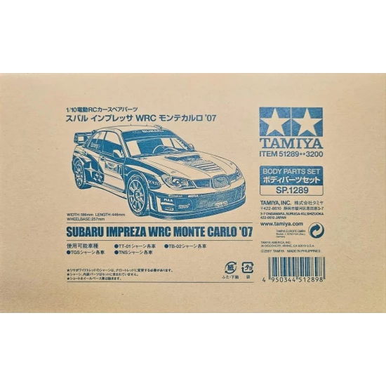 Carrosserie-set Subaru Impreza WRC 2007