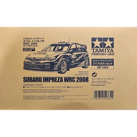 Body-Set Subaru Impreza WRC 2008