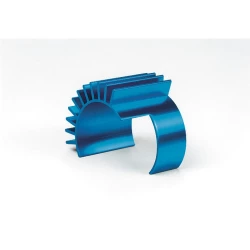 Tamiya koelvin uit aluminium TT01 blauw geanodiseerd