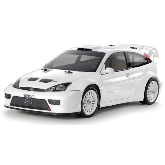 Tamiya Ford Focus RS Custom gespoten body TT-02 bouwdoos