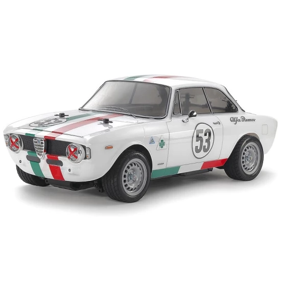 Tamiya 1/10 Alfa Rom. Giulia Spr. Club MB-01 met certificaat bouwdoos