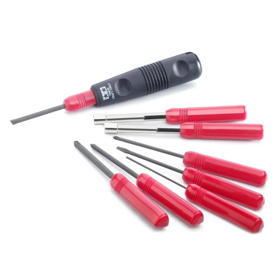 Tamiya RC Screwdriver Assortm. 8pcs red