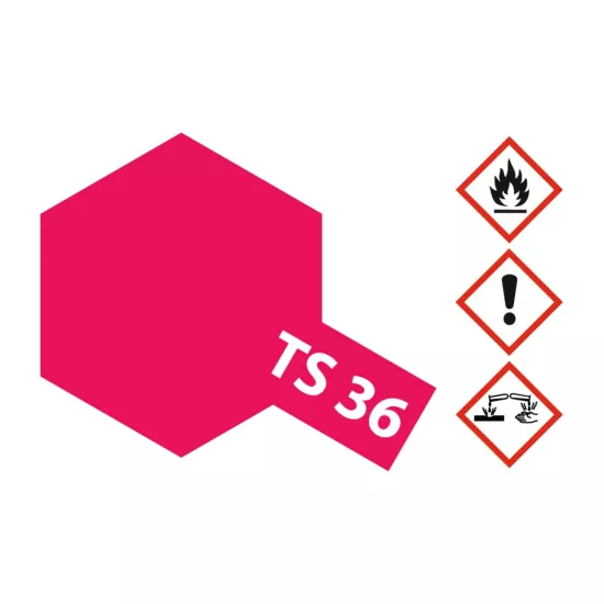 TS-36 Neon Red Glossy 100ml Spray