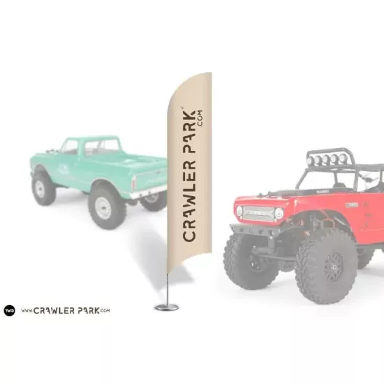 ToysWD Crawler Park: Flag Crawler park 1/18 & 1/24 (2 pieces)