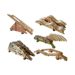 ToysWD Crawler Park: Kit Of 5 Obstacles For 1/18 & 1/24 RC Crawler Park Circuit