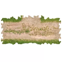 ToysWD Crawler Park: 2x T-Junction With Grass For 1/18 & 1/24 RC Crawler Park Circuit