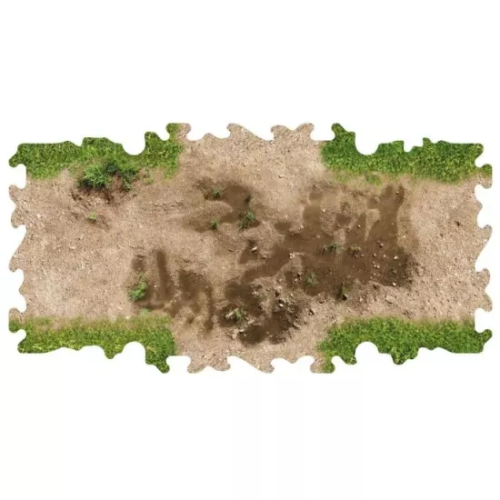 ToysWD Crawler Park: 2x Crossing With Puddle Of Water For 1/18 & 1/24 RC Crawler Park Circuit