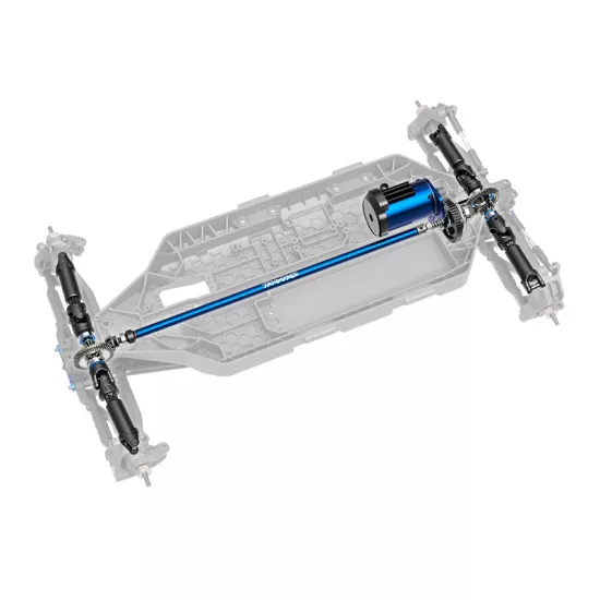 Ford F-150 raptor 4X4 schaal 1/10 brushles zwart