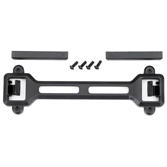 Latch, body mount, rear/ rear latch mount (2)/ 3x8mm BCS (4) (for clipless body mounting) (attaches to #10111 body)