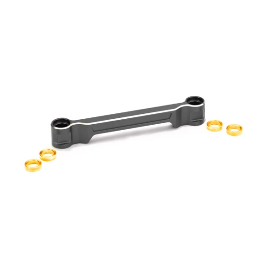 Draglink, steering, 6061-T6 aluminum (gray-anodized)
