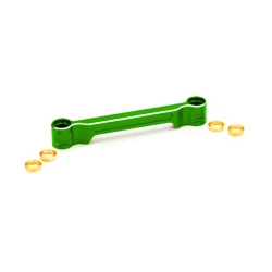 Draglink, steering, 6061-T6 aluminum (green-anodized)