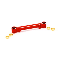 Draglink, steering, 6061-T6 aluminum (red-anodized)