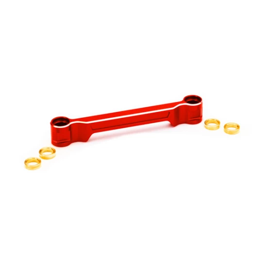 Draglink, steering, 6061-T6 aluminum (red-anodized)