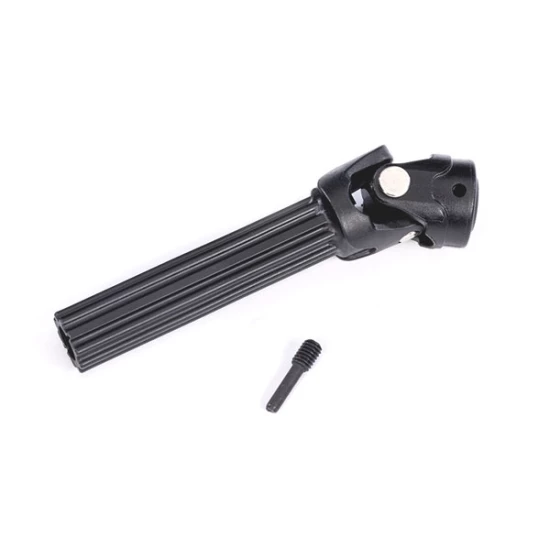 Differential output yoke assembly, front or rear, Maxx Duty steel core (1) (assembled with external-splined half shaft)