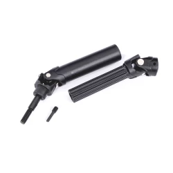 Driveshaft assembly, front or rear, Maxx Duty steel core (left or right) (1) (fully assembled, ready to install)/ screw pin (1)