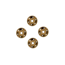Wheel washers, machined aluminum, bronze (4)