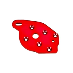 Plate, motor, 6061-T6 aluminum (red-anodized)