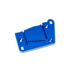 Motor mount cap, 6061-T6 aluminum (blue-anodized)